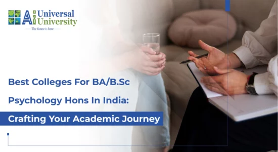 BA/B.Sc psychology hons in India